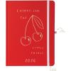 July 2025 – Dec. 2026 Planner by Graphique, Weekly and Monthly Planner, 18 Months Calendar, Hardcover, Cherries, 6” x 8”(Cherries)