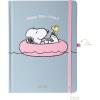 July 2025 – Dec. 2026 Planner by Graphique, Weekly and Monthly Planner, 18 Months Calendar, Hardcover, Cherries, 6” x 8”(Peanuts Pink Floatie)