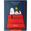 18 Month Planner/Calendar by Graphique, July 2025 – Dec. 2026 Gingham Monthly Planner, Holidays, Notes Pages, 8” x 10”(Peanuts)