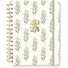 18 Month Planner/Calendar by Graphique, July 2025 – Dec. 2026 La Dolce Vita Hardbound Spiral Planner, Monthly Tabs, Holidays, Reminder Stickers, 6” x 8”(Botanical)