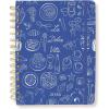 18 Month Planner/Calendar by Graphique, July 2025 – Dec. 2026 La Dolce Vita Hardbound Spiral Planner, Monthly Tabs, Holidays, Reminder Stickers, 6” x 8”(La Dolce Vita)