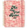 18 Month Planner/Calendar by Graphique, July 2025 – Dec. 2026 La Dolce Vita Hardbound Spiral Planner, Monthly Tabs, Holidays, Reminder Stickers, 6” x 8”(Rodeo)
