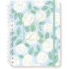 18 Month Planner/Calendar by Graphique, July 2025 – Dec. 2026 La Dolce Vita Hardbound Spiral Planner, Monthly Tabs, Holidays, Reminder Stickers, 6” x 8”(Roses)