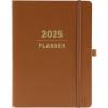 Graphique 2026 Apollo Business Planner | 18 Month Organizer, July 2025 – Dec. 2026 | Weekly & Monthly Spreads | To-Do List & Note Pages | Pen Loop | Vegan Leather | Red | 6” x 8”(Classic Brown)