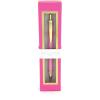 Graphique Glitz Gold Fashion Pen, 5.5″ Ballpoint Pen with Black Ink, Stylish Gold Glitter Leatherette Body, Comes in Gift Box with Foil Accents, Makes a Beautiful, Unique Gift(Pink Glitter Wrapped)