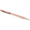 Graphique Glitz Gold Fashion Pen, 5.5″ Ballpoint Pen with Black Ink, Stylish Gold Glitter Leatherette Body, Comes in Gift Box with Foil Accents, Makes a Beautiful, Unique Gift(Rose Gold Floating Glitter)