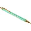 Graphique Glitz Gold Fashion Pen, 5.5″ Ballpoint Pen with Black Ink, Stylish Gold Glitter Leatherette Body, Comes in Gift Box with Foil Accents, Makes a Beautiful, Unique Gift(Mint Faux Tortoise Shell)
