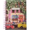 Graphique Peanuts “Happy Thoughts” Hard Bound Journal – 160 Ruled Pages, Vintage Peanuts Cartoon Cover w/”Happy Thoughts” Message Embellished w/Gold Foil, 6.25″ x 8.25″ x 1″(Joyful Landscapes)