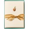 Graphique Seahorse La Petite Presse Boxed Notecards – 10 Embossed and Embellished Gold Foil Seahorse Blank Cards with Matching Envelopes, 3.25″” x 4.75″”” (L1329CB)(Apple)