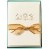 Graphique Seahorse La Petite Presse Boxed Notecards – 10 Embossed and Embellished Gold Foil Seahorse Blank Cards with Matching Envelopes, 3.25″” x 4.75″”” (L1329CB)(Baby Train)