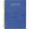 Graphique Vegan Leather Spiral Journal, Peanuts Focus, “Focus On The Good” Quote on the Cover – Perfect for Taking Notes, Lists and More(Snoopy Pilot)