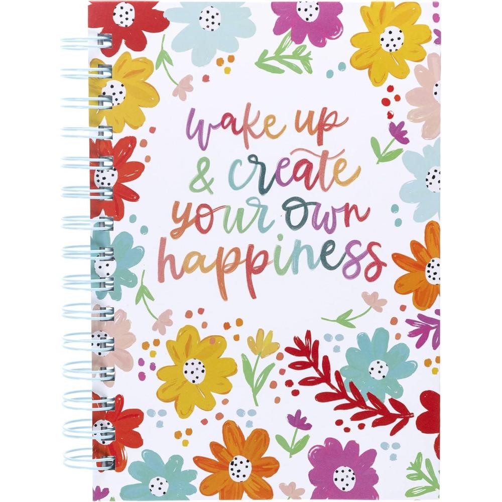 imageGraphique Hardbound Spiral Journal  Just Be You Design  Premium Paper  Notebook  Diary  Lists  Record Month and Date  Great Gift  160 Ruled Pages  625 x 825Self Love Club