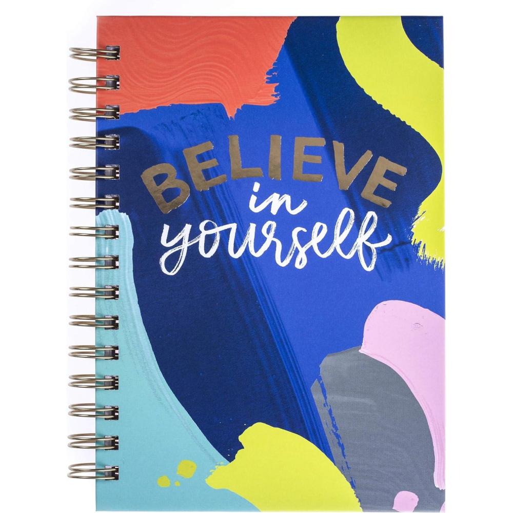 imageGraphique Hardbound Spiral Journal  Just Be You Design  Premium Paper  Notebook  Diary  Lists  Record Month and Date  Great Gift  160 Ruled Pages  625 x 825Creative Life