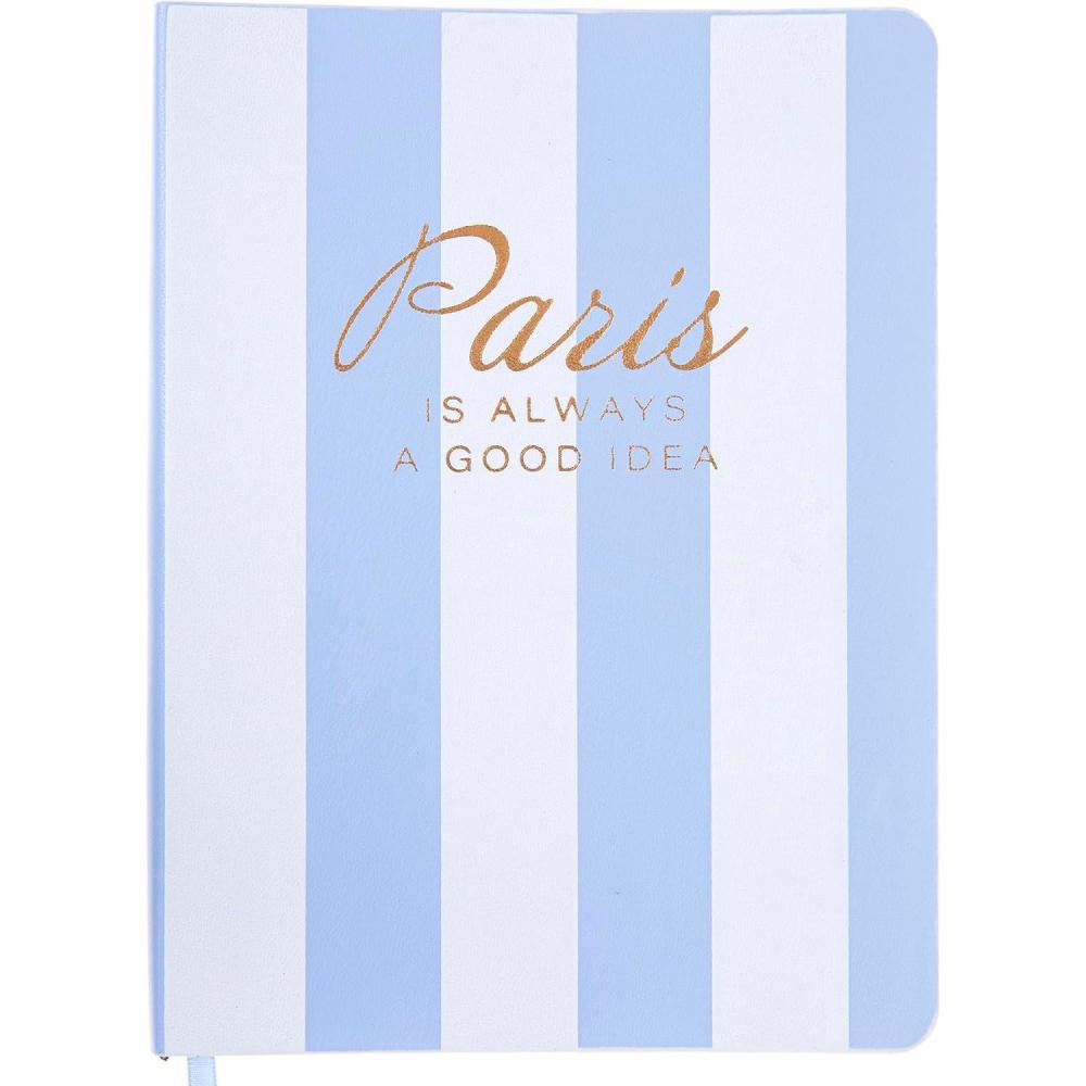imageGraphique Medium Vegan Leather Journal Paris  6 x 8quot 192 Lined Pages The Quote Paris Is Always A Good Idea Embellished in Gold Foil on the Cover  Perfect for Taking Notes Lists and More