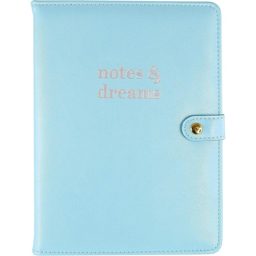 imageGraphique Snap Journal Blue Glitter  Cute Portable Notebook 200 Lined Pages 6 x 825 x 75  Perfect for Note Taking List Making and Much MoreNotes  Dreams