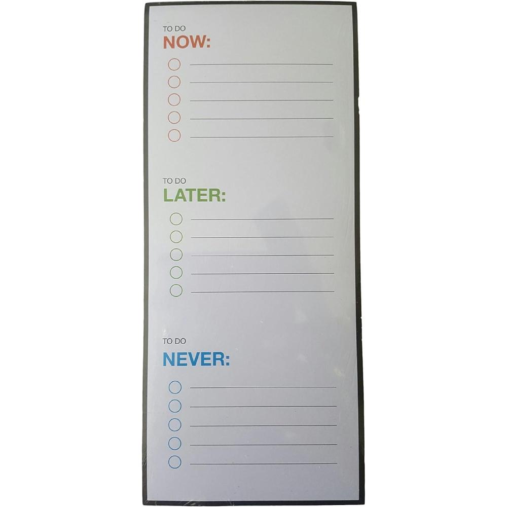 imageGraphique To Do Magnetic Notepad w 3 List Categories on White Background w 2 Magnets to Hang on Refrigerator or Whiteboard 100 Lined Sheets 4quot x 925quot x 05quot