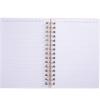 Graphique Hardbound Spiral Journal | Just Be You Design | Premium Paper | Notebook | Diary | Lists | Record Month and Date | Great Gift | 160 Ruled Pages | 6.25” x 8.25”(Parisian Traditional)
