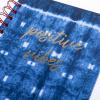 Graphique Hardbound Spiral Journal | Just Be You Design | Premium Paper | Notebook | Diary | Lists | Record Month and Date | Great Gift | 160 Ruled Pages | 6.25” x 8.25”(Shibori)