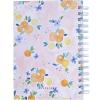 Graphique Hardbound Spiral Journal | Just Be You Design | Premium Paper | Notebook | Diary | Lists | Record Month and Date | Great Gift | 160 Ruled Pages | 6.25” x 8.25”(Oranges)