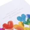 Graphique Meet Me in Paris Dotted Grid Notebook | 120 Pages for Writing | Premium Paper | Journal | Diary | Lists | Project Planner | Notepad | Bookbinding Tape Edge | 7.5” x 9.75”(Rainbow Hearts)
