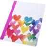 Graphique Meet Me in Paris Dotted Grid Notebook | 120 Pages for Writing | Premium Paper | Journal | Diary | Lists | Project Planner | Notepad | Bookbinding Tape Edge | 7.5” x 9.75”(Rainbow Hearts)