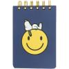 Graphique Llama Petite Journal – Pocket Journal with 200 Custom Interior Pages, Green Polka-Dotted Cover with Pink”Notes” Message and Spiral Bound Top, 3.5″ x 5.5″(Peanuts Flair)