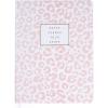 Graphique Vegan Leather Spiral Journal, Cheetah – 6” x 8″, 192 Lined Pages, Embellished in Gold Foil on the Cover – Perfect for Taking Notes, Lists and More (PUS019)