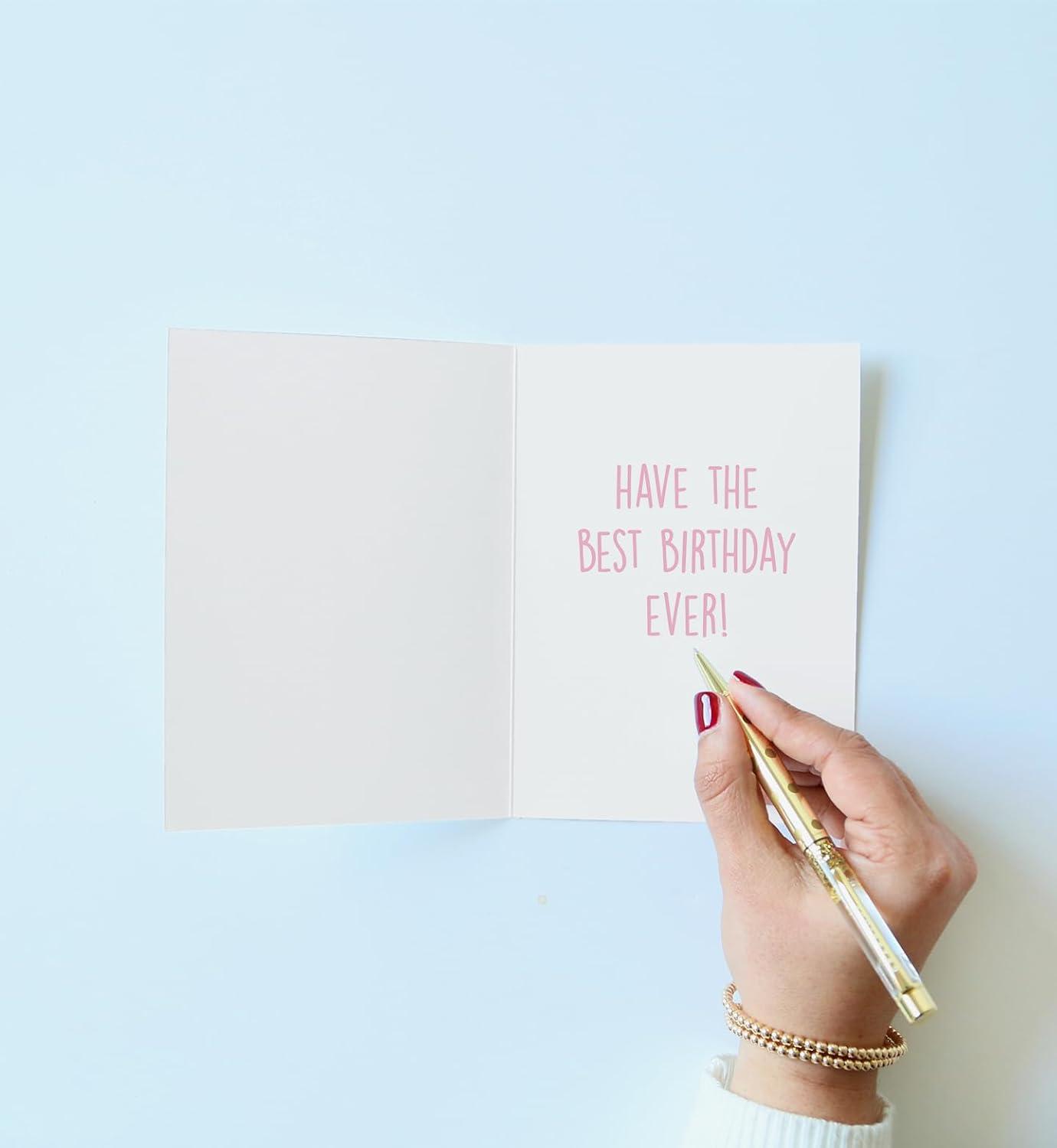 imageGraphique Butterflies Birthday Card Family and Friends ColorCoordinated Envelope 5quot x 7quotUnicorn