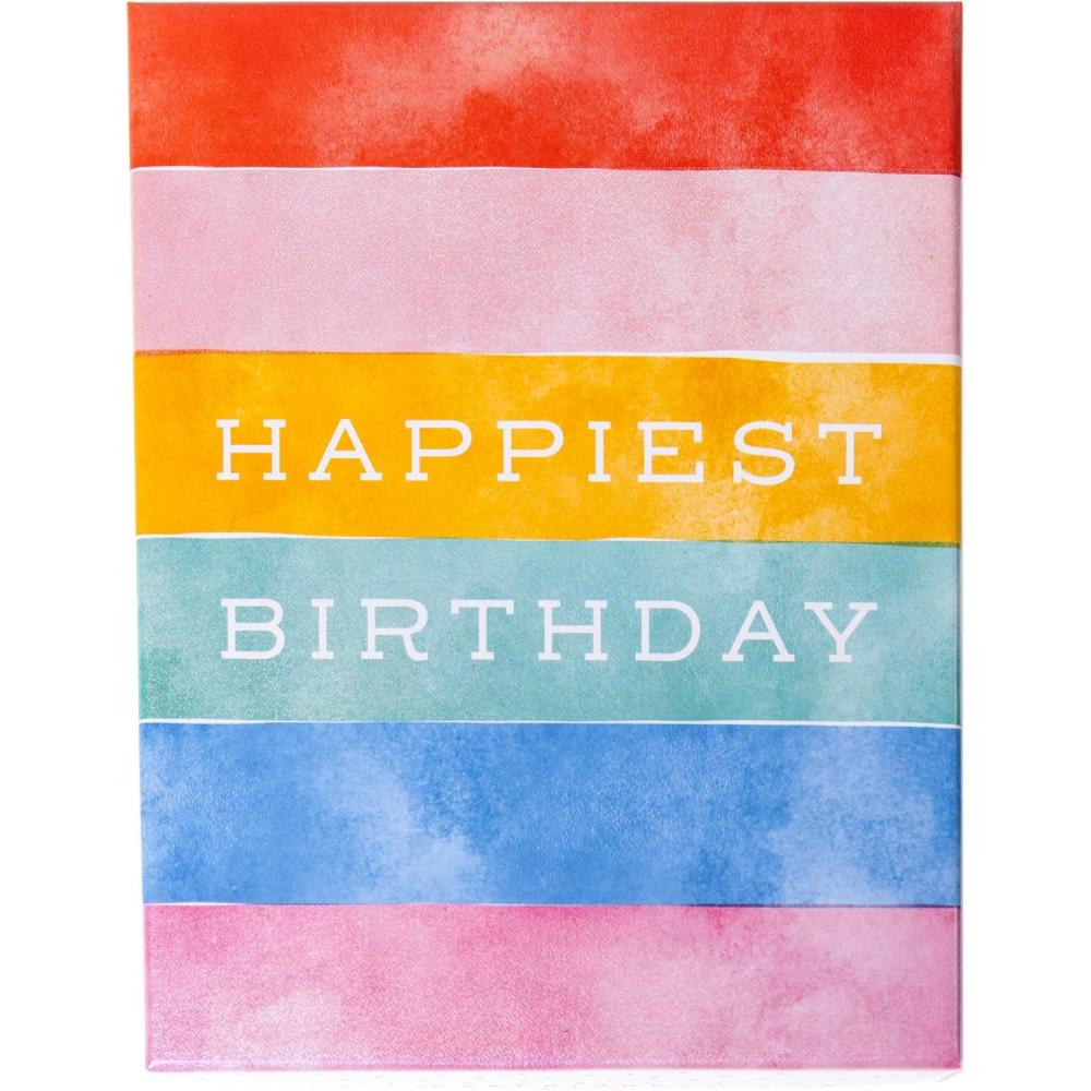 imageGraphique Birthday Assorted Cards  Pack of 20 Blank Cards with Envelopes  Family and Friends  4 Assorted Designs with Holographic Foil Accents  Boxed Set for Personalized Notes  425quot x 6quotBirthday
