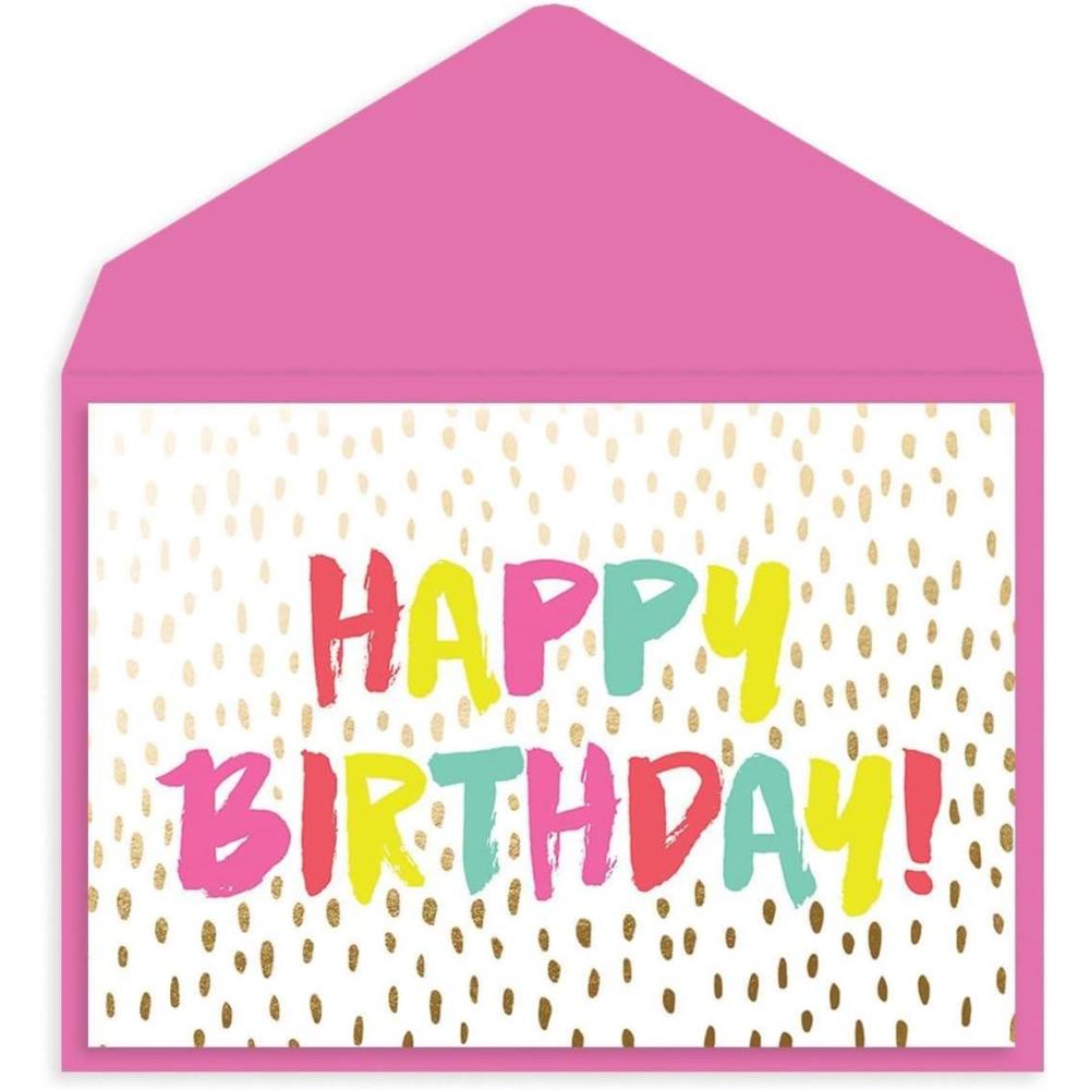imageGraphique Butterflies Birthday Card Family and Friends ColorCoordinated Envelope 5quot x 7quotColorful Brushed