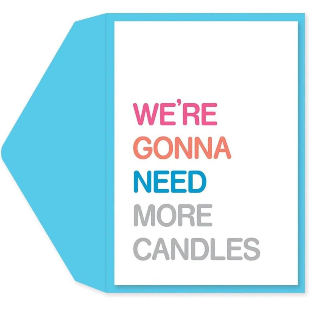 imageGraphique Surfs Up Birthday Card Friend Brother Father Him ColorCoordinated Envelope 5quot x 7quotMore Candles