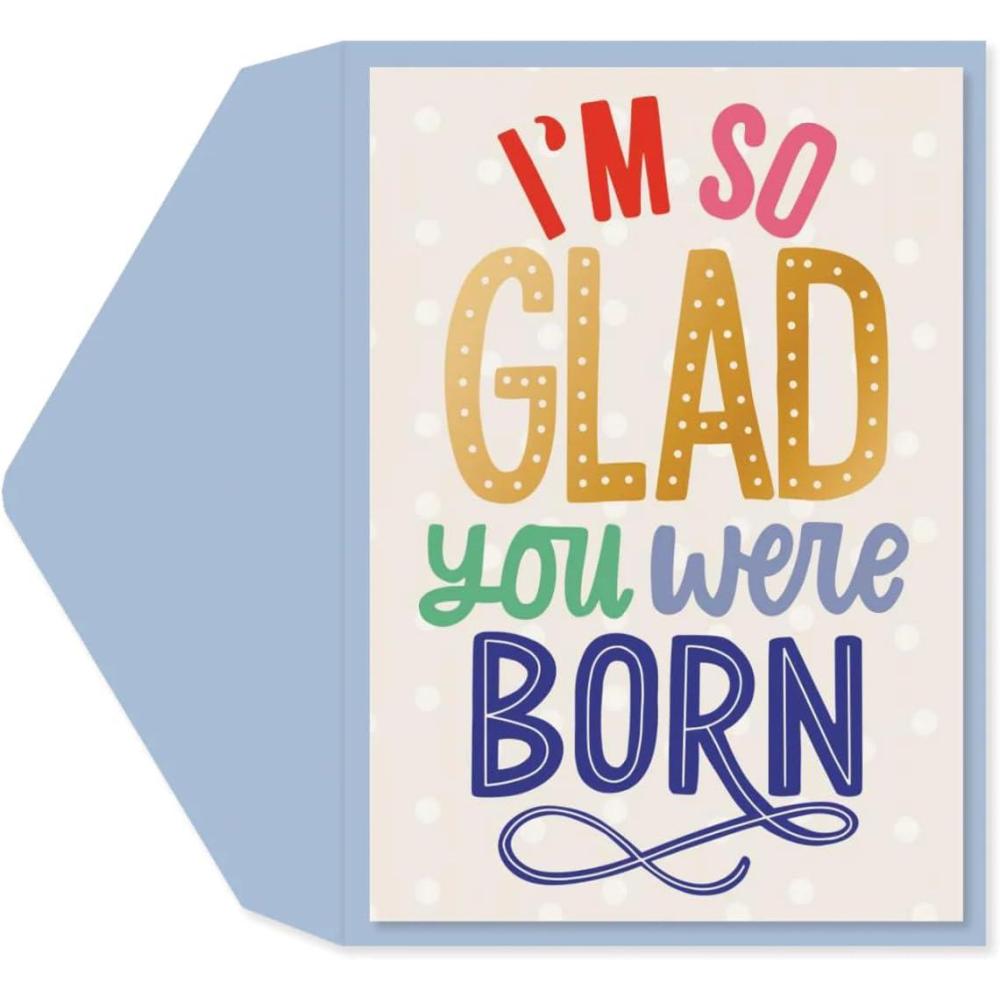 imageGraphique Surfs Up Birthday Card Friend Brother Father Him ColorCoordinated Envelope 5quot x 7quotSo Glad