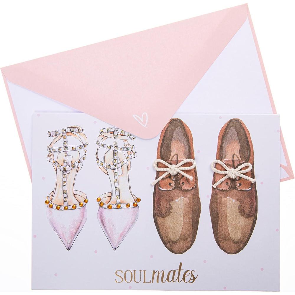 imageHandmade Birthday Card by Graphique Cute ampamp Happy Birthday Greeting Her Him Cat Lovers Party Cats 5 x 7Soulmates