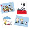 Graphique Birthday Assorted Cards | Pack of 20 Blank Cards with Envelopes | Family and Friends | 4 Assorted Designs with Holographic Foil Accents | Boxed Set for Personalized Notes | 4.25″ x 6″(Peanuts)