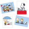 Graphique Birthday Assorted Cards | Pack of 20 Blank Cards with Envelopes | Family and Friends | 4 Assorted Designs with Holographic Foil Accents | Boxed Set for Personalized Notes | 4.25″ x 6″(Peanuts)