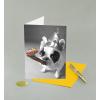 Graphique Surf’s Up Birthday Card, Friend, Brother, Father, Him, Color-Coordinated Envelope, 5″ x 7″(Party Bulldog)