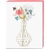 Graphique Birthday Assorted Cards | Pack of 20 Blank Cards with Envelopes | Family and Friends | 4 Assorted Designs with Holographic Foil Accents | Boxed Set for Personalized Notes | 4.25″ x 6″(Blooming Vases)