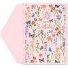 Graphique Butterflies Birthday Card, Family and Friends, Color-Coordinated Envelope, 5″ x 7″(Butterflies)