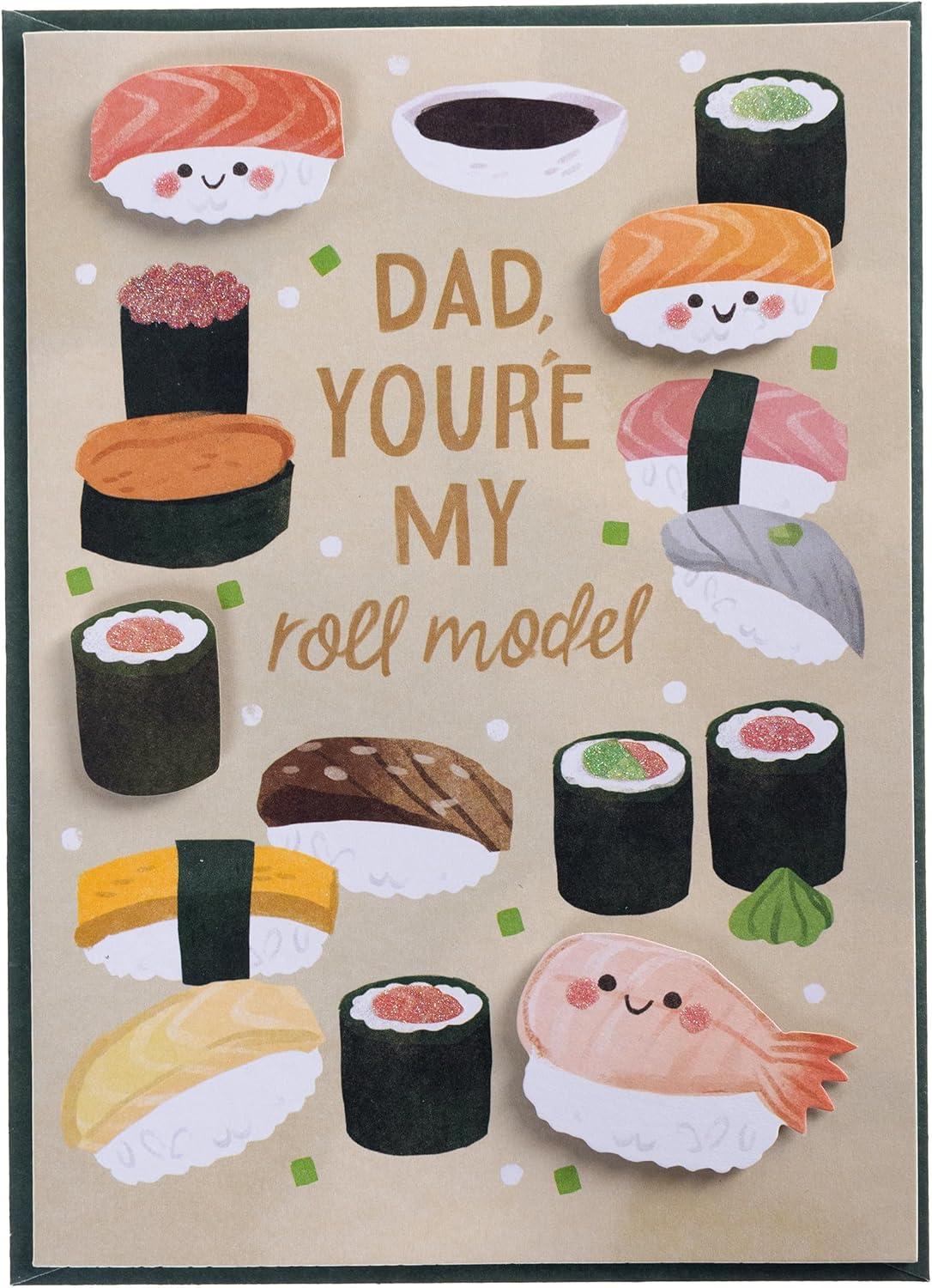 imageGraphique 2025 Grad Handmade Card Graduation Congratulations ColorCoordinated Envelope 5 x 7Sushi Dad