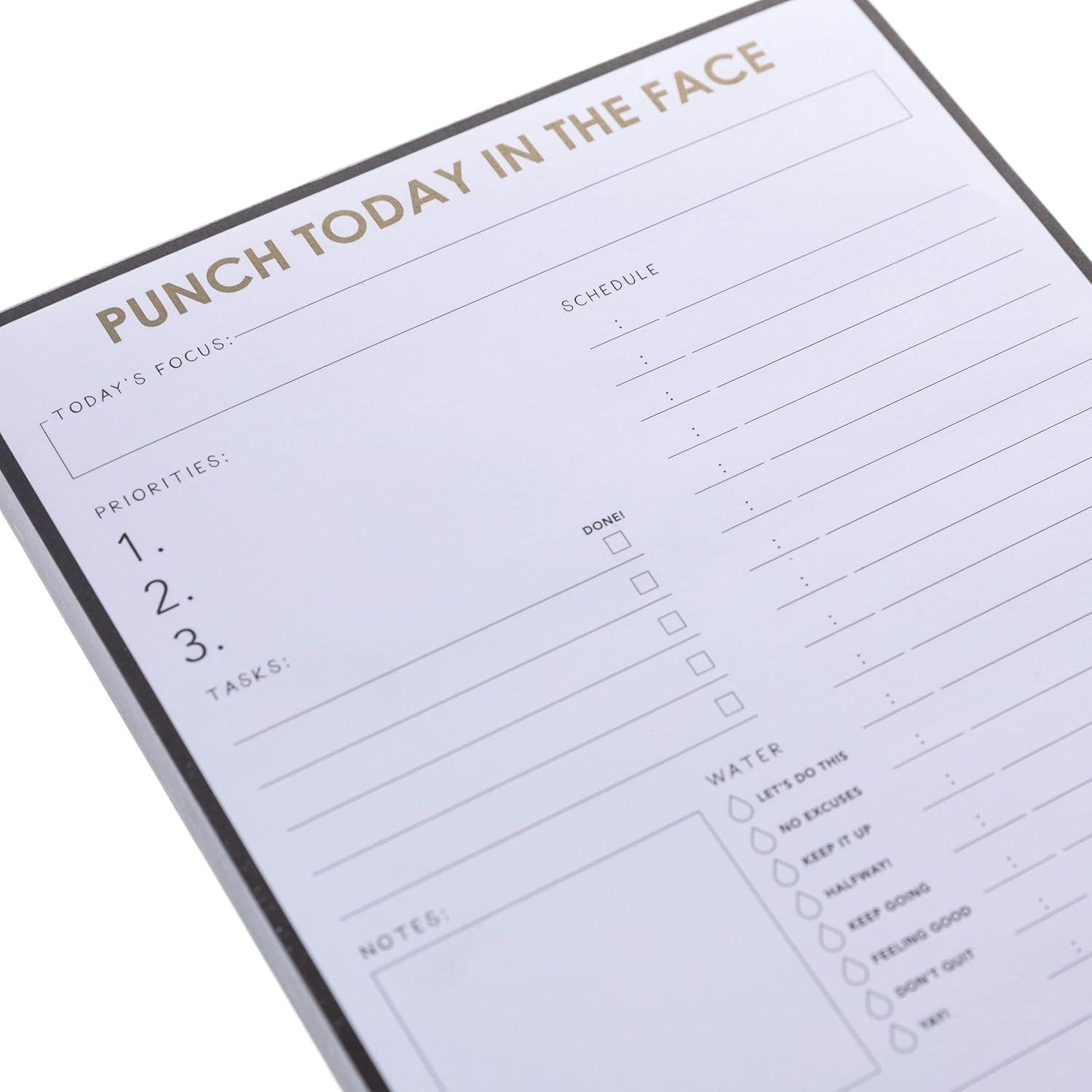 imageGraphique Daily ToDo List Notepad 150 TearAway Sheets Floral Task Planner Daily Organizer with Hourly Schedule Notes Writing Pad 6 x 8Punch today