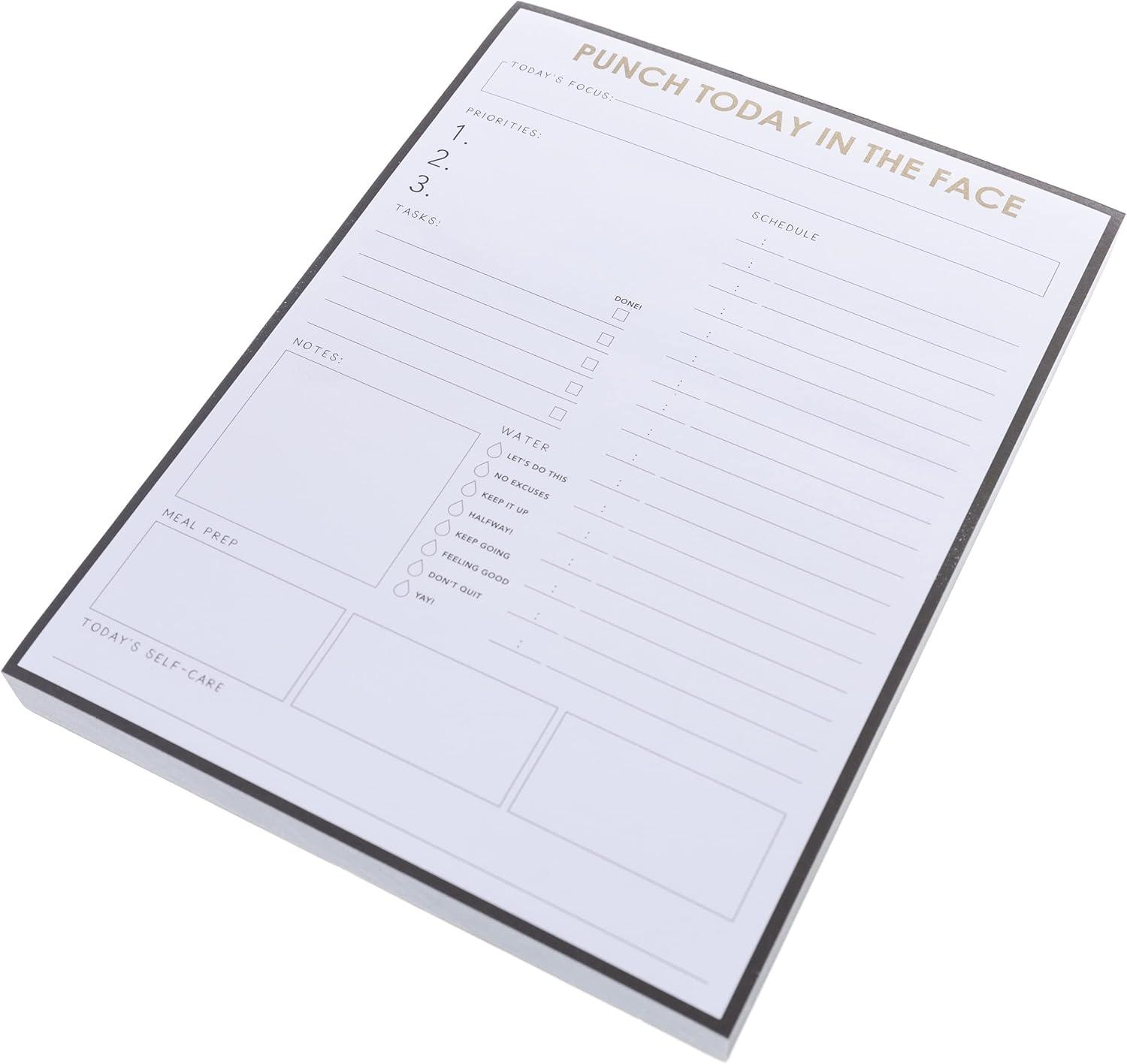 imageGraphique Daily ToDo List Notepad 150 TearAway Sheets Floral Task Planner Daily Organizer with Hourly Schedule Notes Writing Pad 6 x 8Punch today