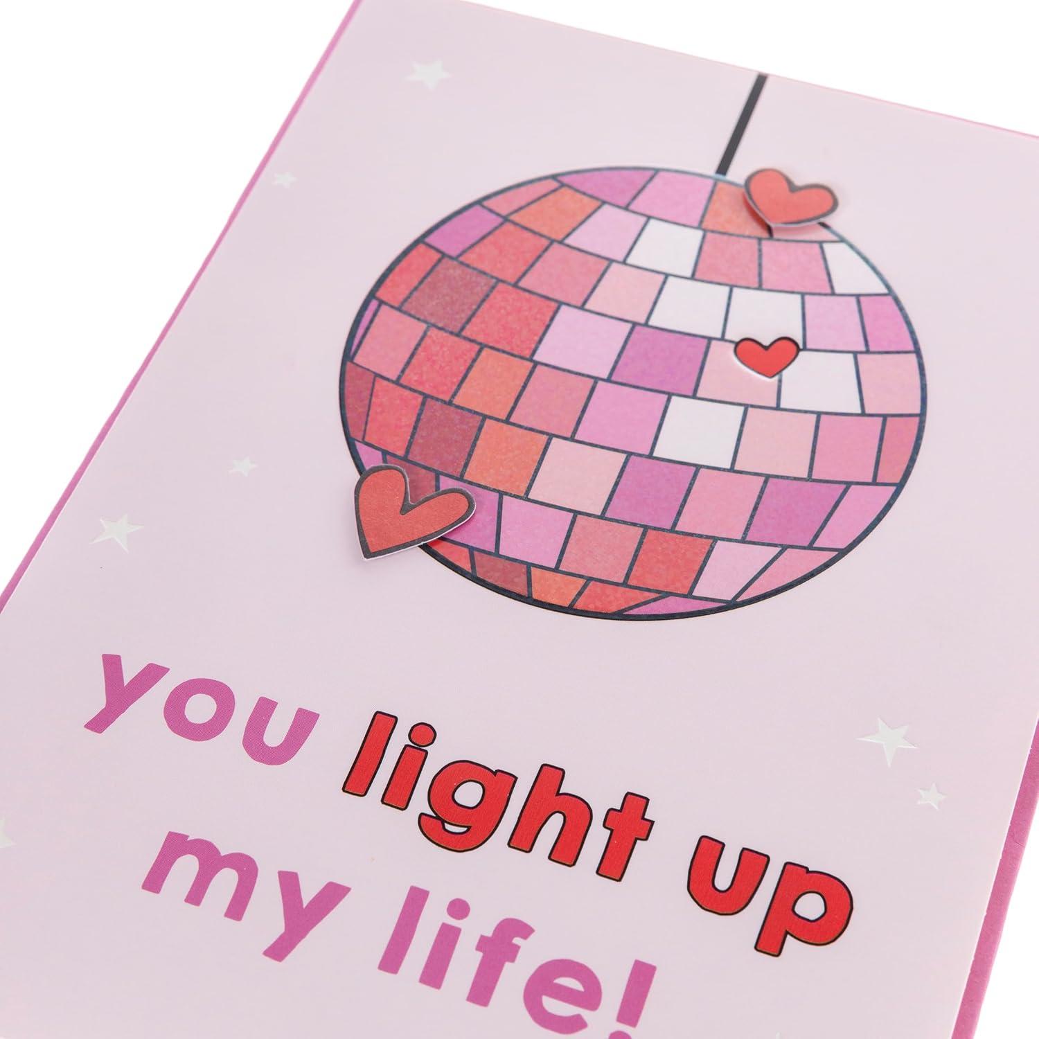 imageGraphique Handmade Valentines Card Pick You Pickle Romantic Love and Cute Greeting Wife Girlfriend Husband Boyfriend Her Him Kid 5 x 7Disco Ball