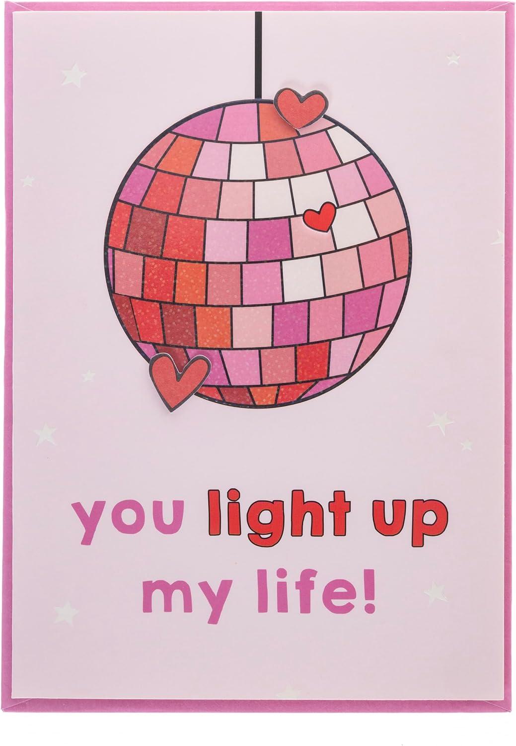 imageGraphique Handmade Valentines Card Pick You Pickle Romantic Love and Cute Greeting Wife Girlfriend Husband Boyfriend Her Him Kid 5 x 7Disco Ball