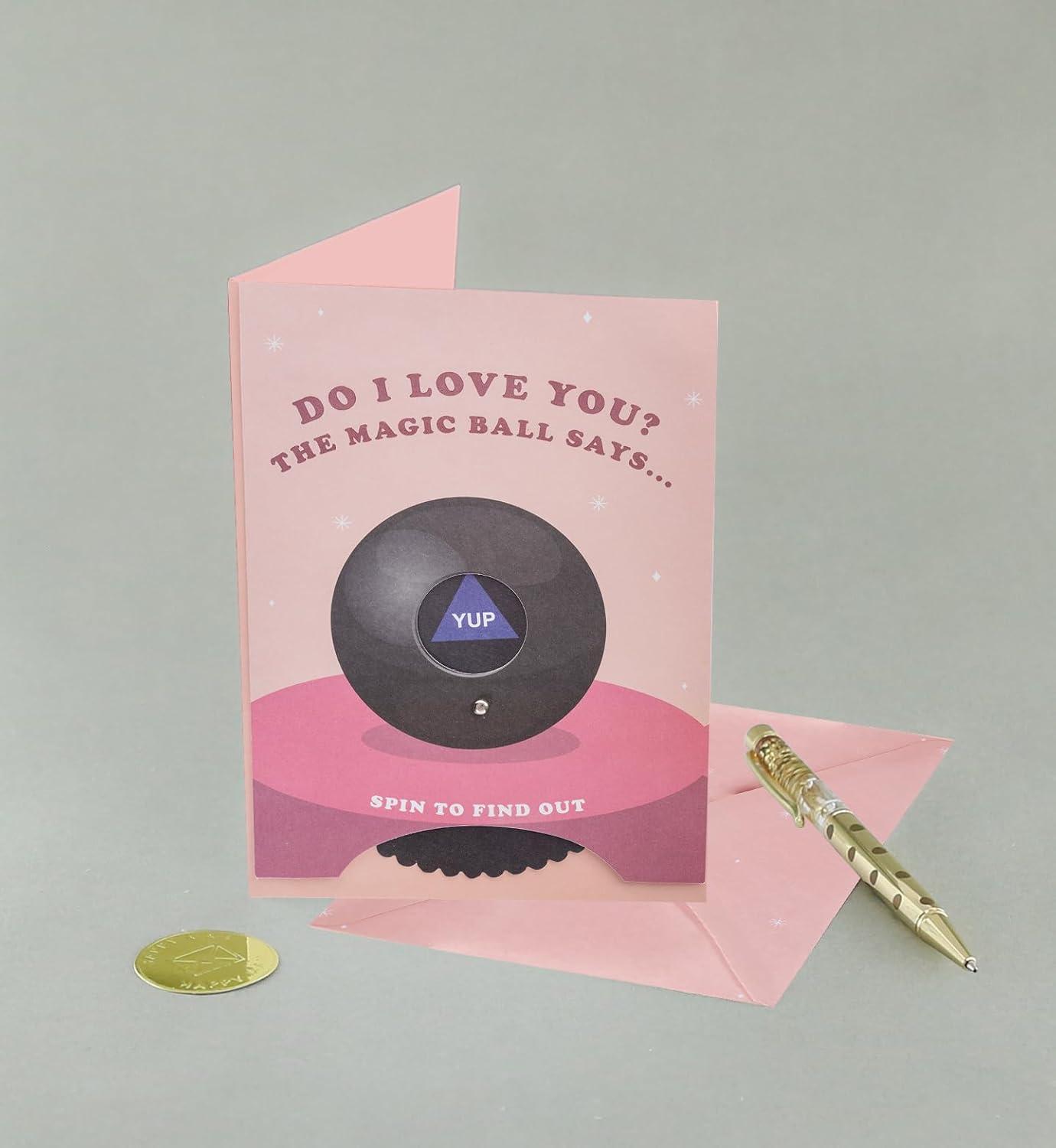 imageGraphique Handmade Valentines Card Pick You Pickle Romantic Love and Cute Greeting Wife Girlfriend Husband Boyfriend Her Him Kid 5 x 7Magic Ball