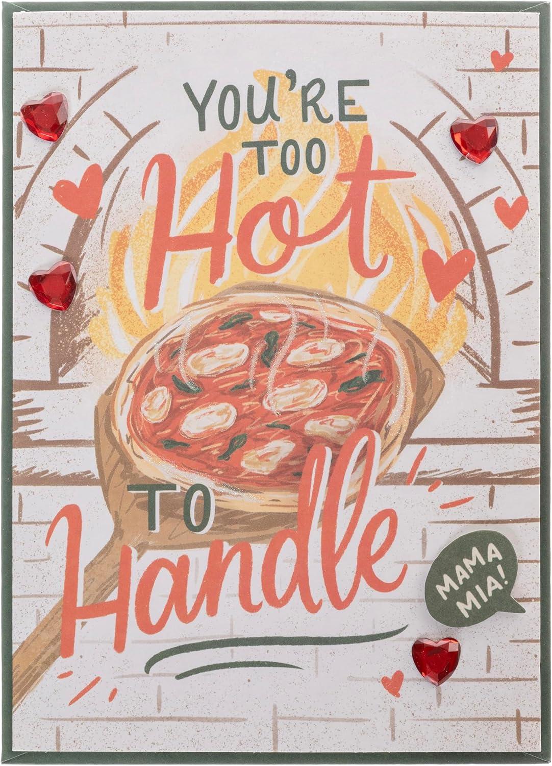 imageGraphique Handmade Valentines Card Pick You Pickle Romantic Love and Cute Greeting Wife Girlfriend Husband Boyfriend Her Him Kid 5 x 7Too Hot to Handle
