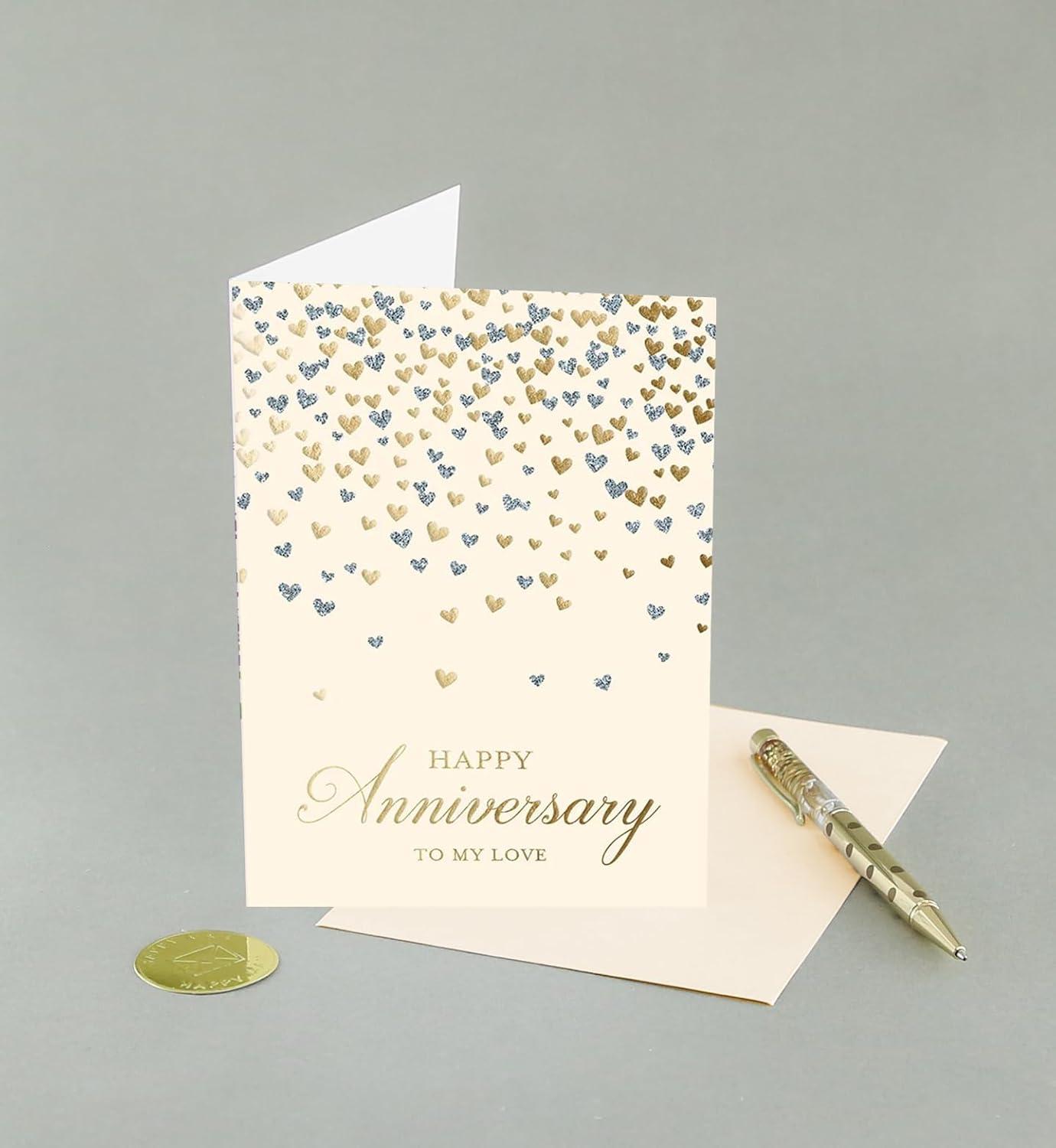 imageHandcrafted Teacher Appreciation Card with Pencil Design by GraphiqueAnniversary Heart Confetti