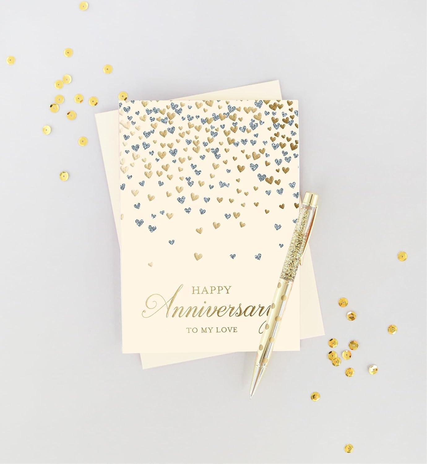 imageHandcrafted Teacher Appreciation Card with Pencil Design by GraphiqueAnniversary Heart Confetti