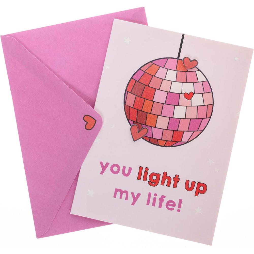 imageGraphique Handmade Valentines Card Pick You Pickle Romantic Love and Cute Greeting Wife Girlfriend Husband Boyfriend Her Him Kid 5 x 7Disco Ball