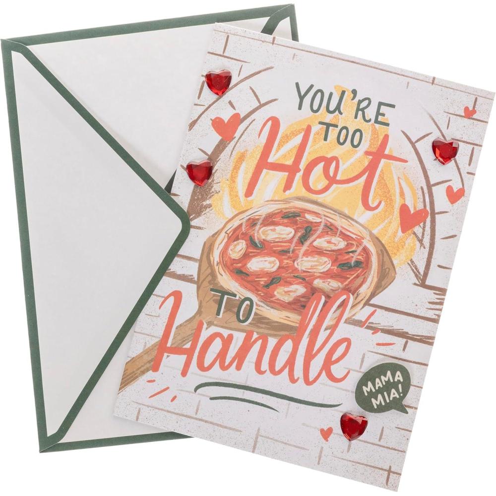 imageGraphique Handmade Valentines Card Pick You Pickle Romantic Love and Cute Greeting Wife Girlfriend Husband Boyfriend Her Him Kid 5 x 7Too Hot to Handle