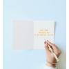 Graphique 2025 Grad Handmade Card, Graduation Congratulations, Color-Coordinated Envelope, 5” x 7”(Best Dog Mom)
